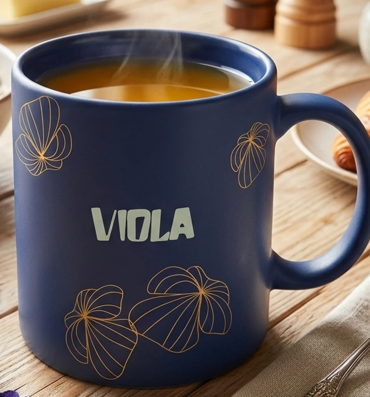 Viola-branded mug